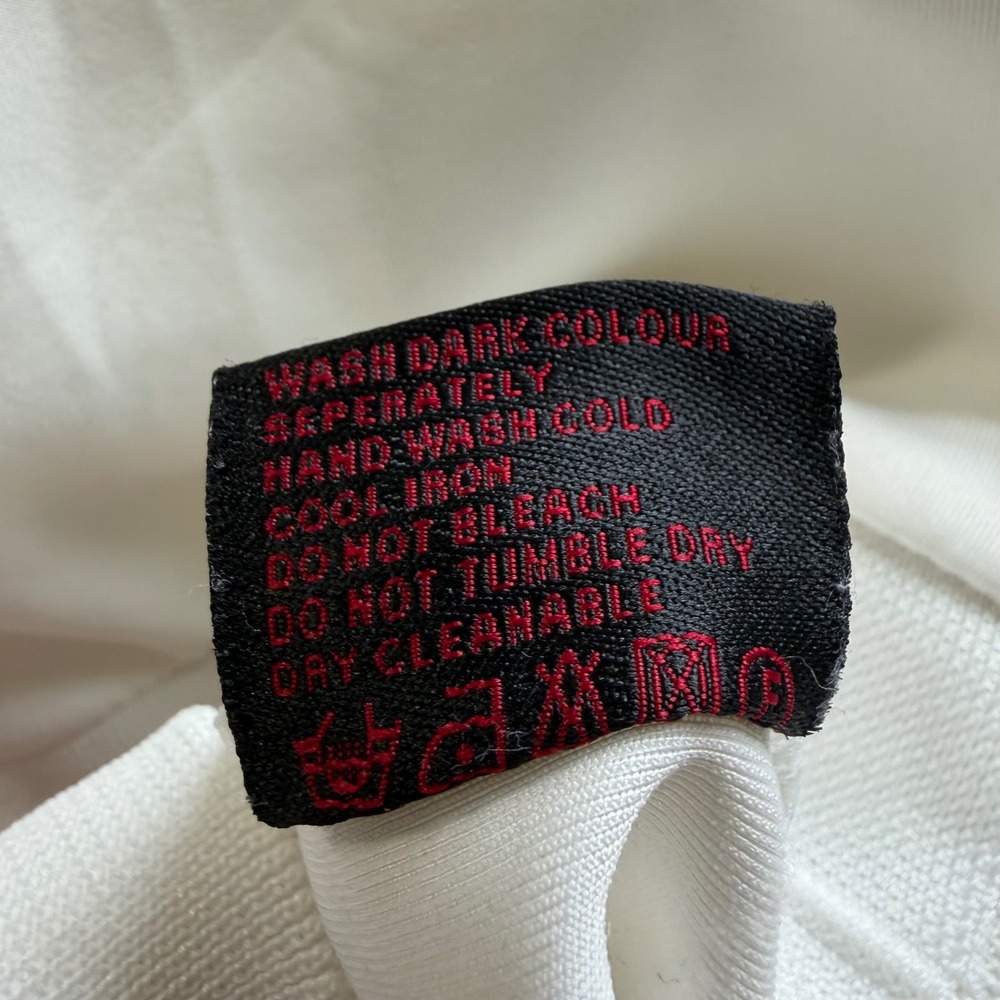 Rare comfy Maximos USA White Track Jacket Nike Logo Full Zip Bomber Mens XXXL - Picture 8 of 8